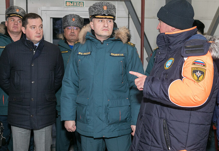 Министр МЧС России побывал с рабочим визитом в Архангельске
