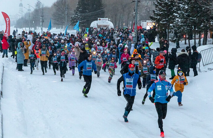 В Архангельске прошли «Арктический забег» и День зимних видов спорта