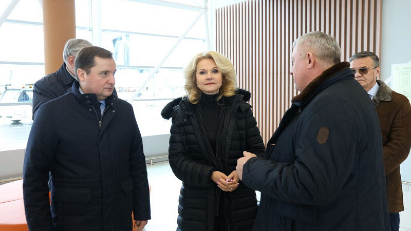 Татьяна Голикова оценила реконструкцию аэропорта в Архангельске